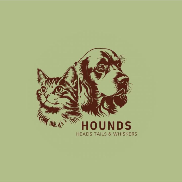 Hounds Heads Tails & Whiskers logo